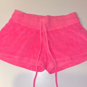 bright pink shorts